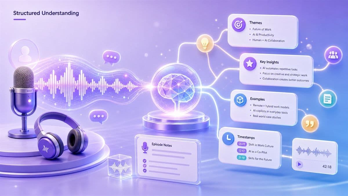 Dall'ascolto di podcast alla comprensione strutturata