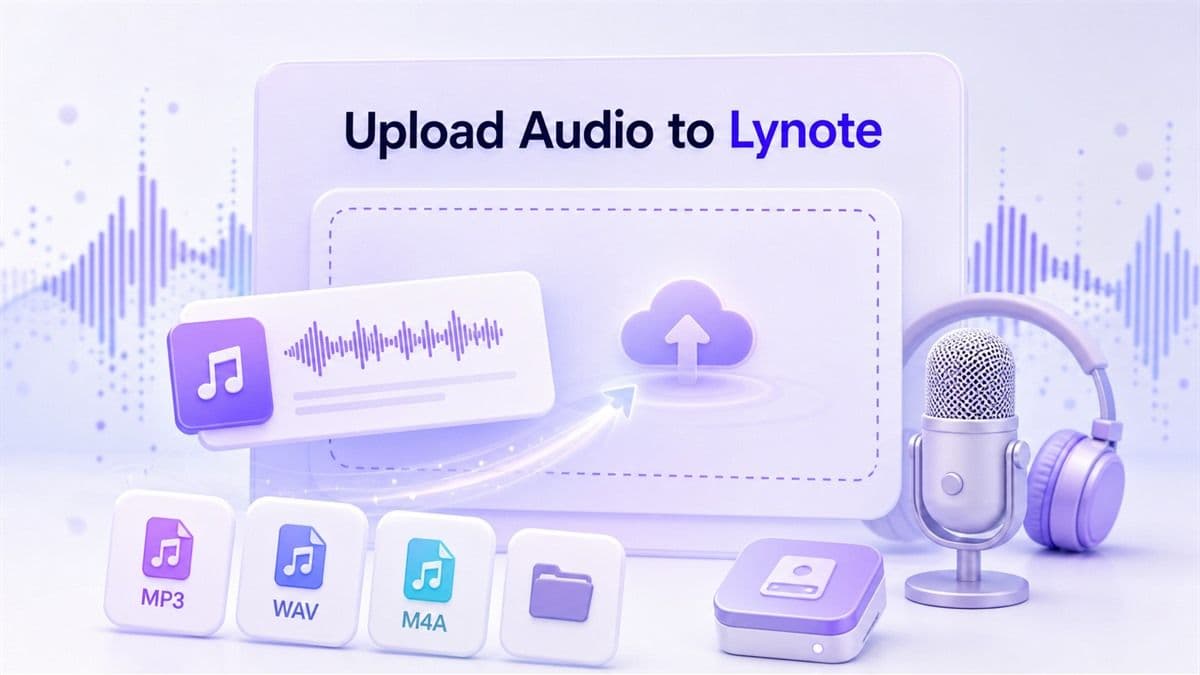 Passo 2. Carica l'audio su Lynote