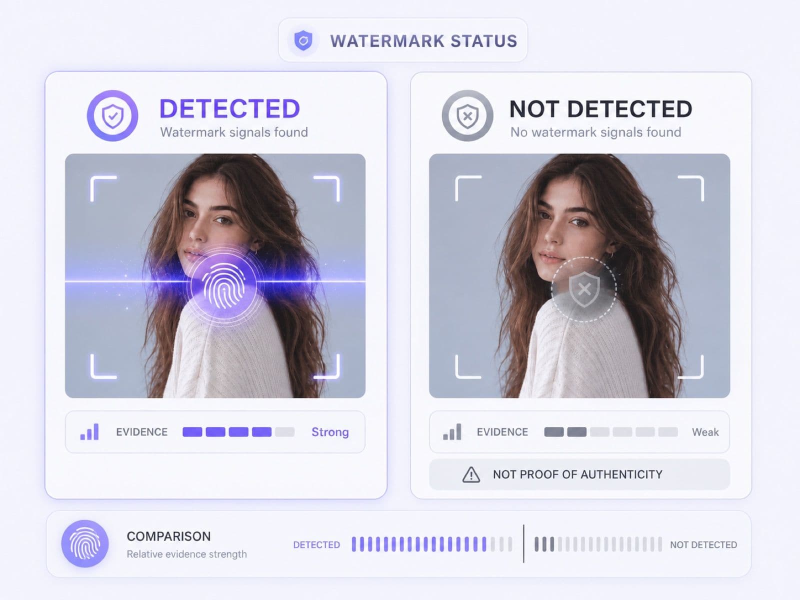 Understand AI Watermark Detection Results