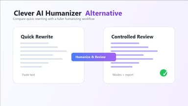 Alternatif Clever AI Humanizer untuk Penulisan Ulang yang Lebih Baik