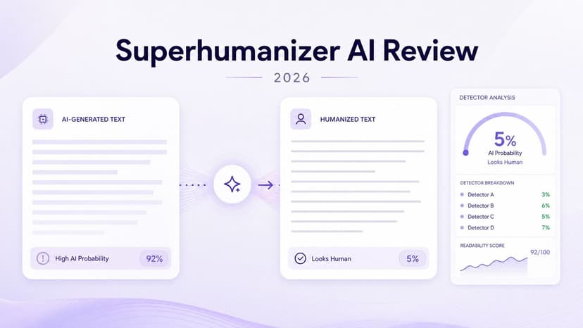 รีวิว Superhumanizer AI ปี 2026: สามารถหลีกเลี่ยงเครื่องตรวจจับ AI และทำให้งานเขียน AI ฟังดูเป็นธรรมชาติเหมือนมนุษย์ได้จริงหรือ?