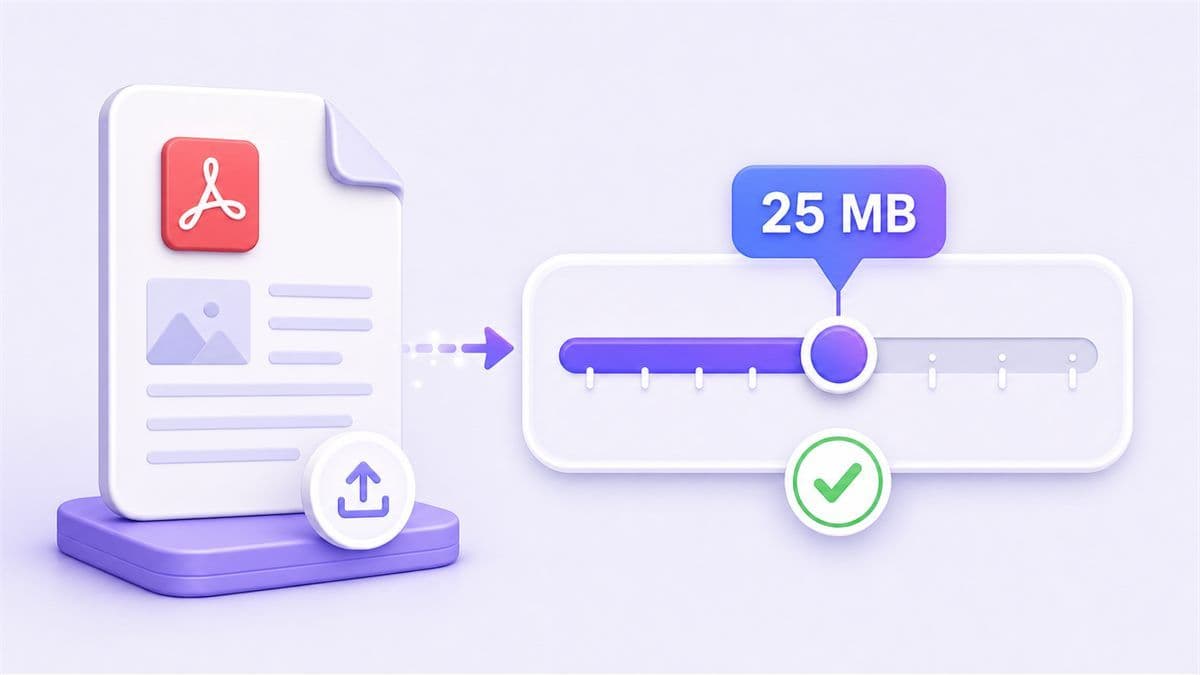 Langkah 1. Pilih 25 MB sebagai Ukuran Target