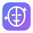 Synthetic portrait icon