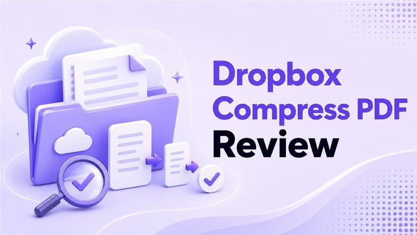 Đánh giá tính năng nén PDF của Dropbox: Dropbox có thể nén file PDF không?