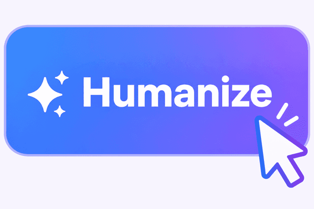 Clique em Humanizar para reescrever o texto em francês
