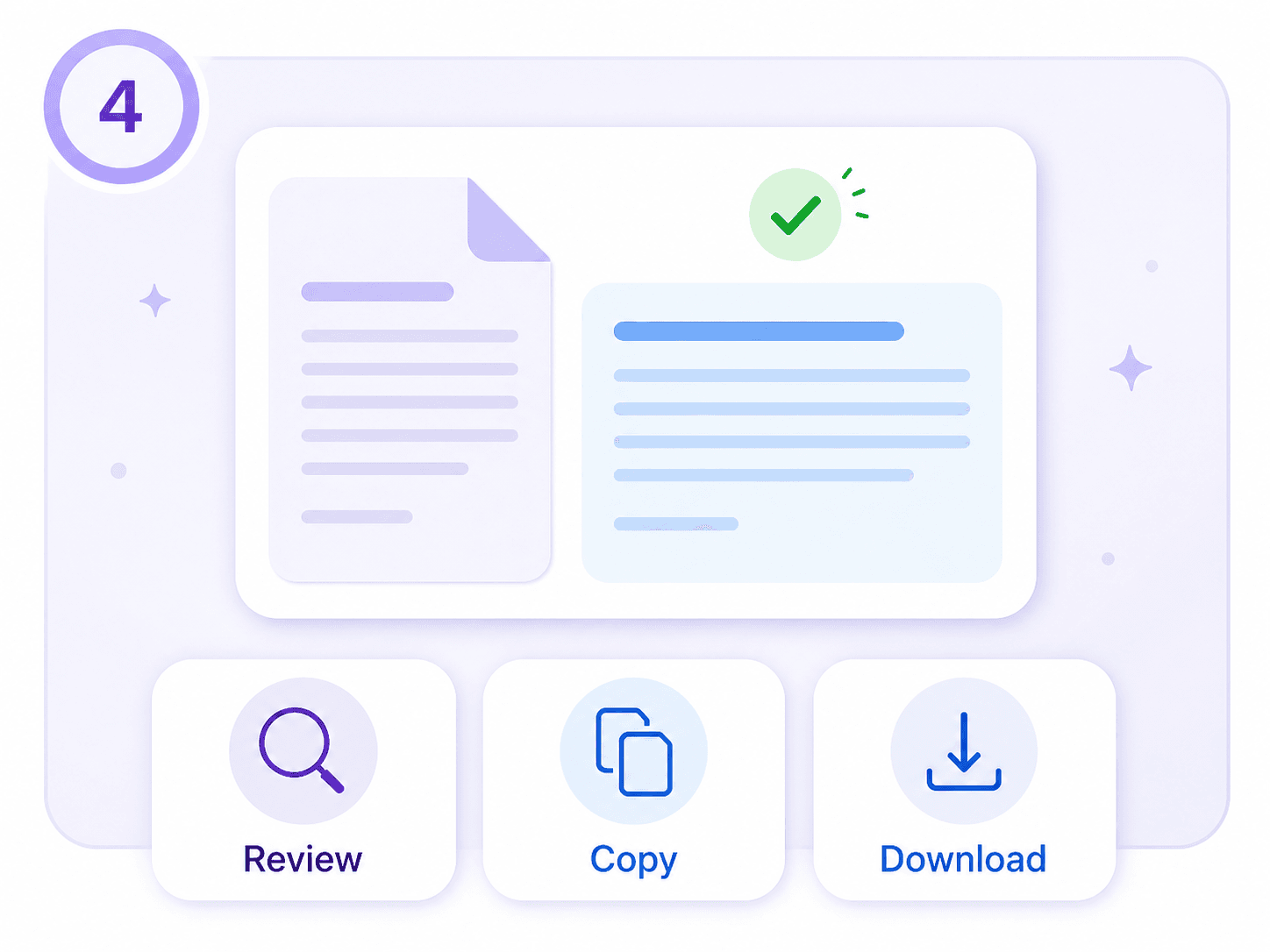 Step 3. Review and Export