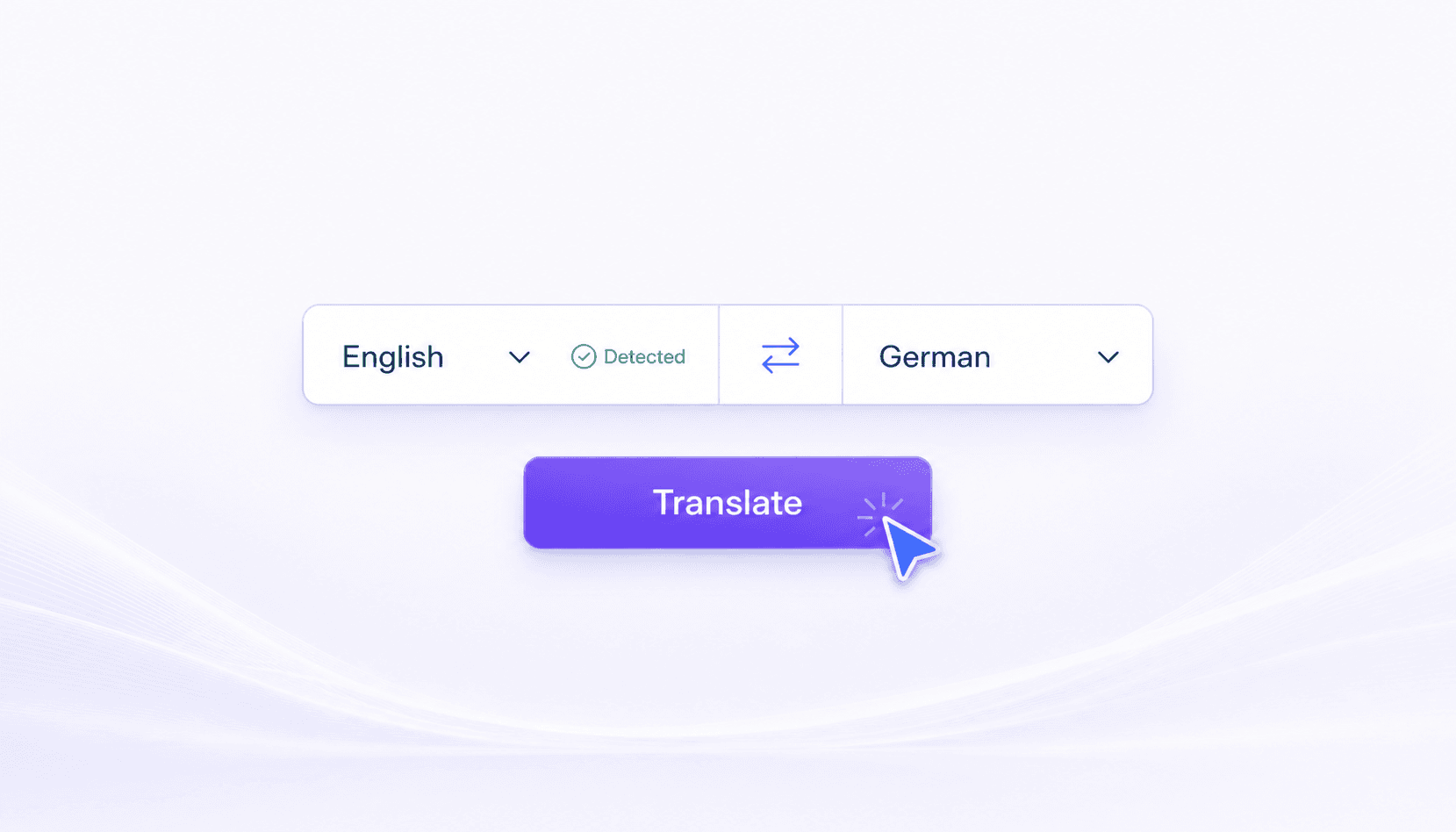 英語とドイツ語を選択