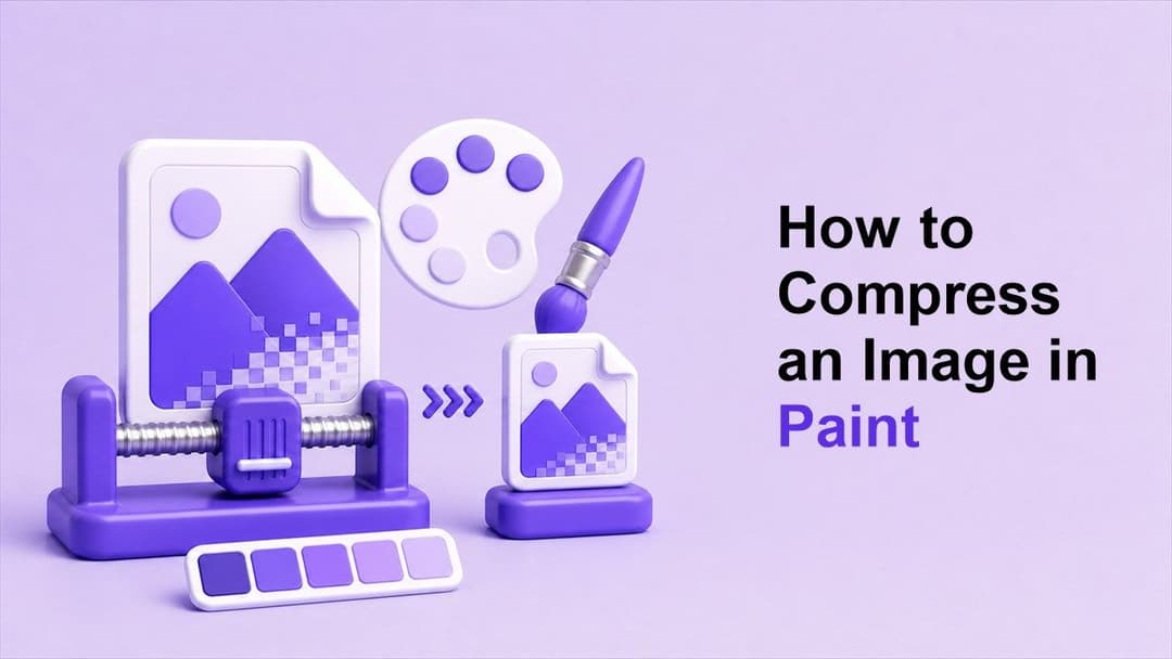 Hoe een afbeelding te comprimeren in Paint