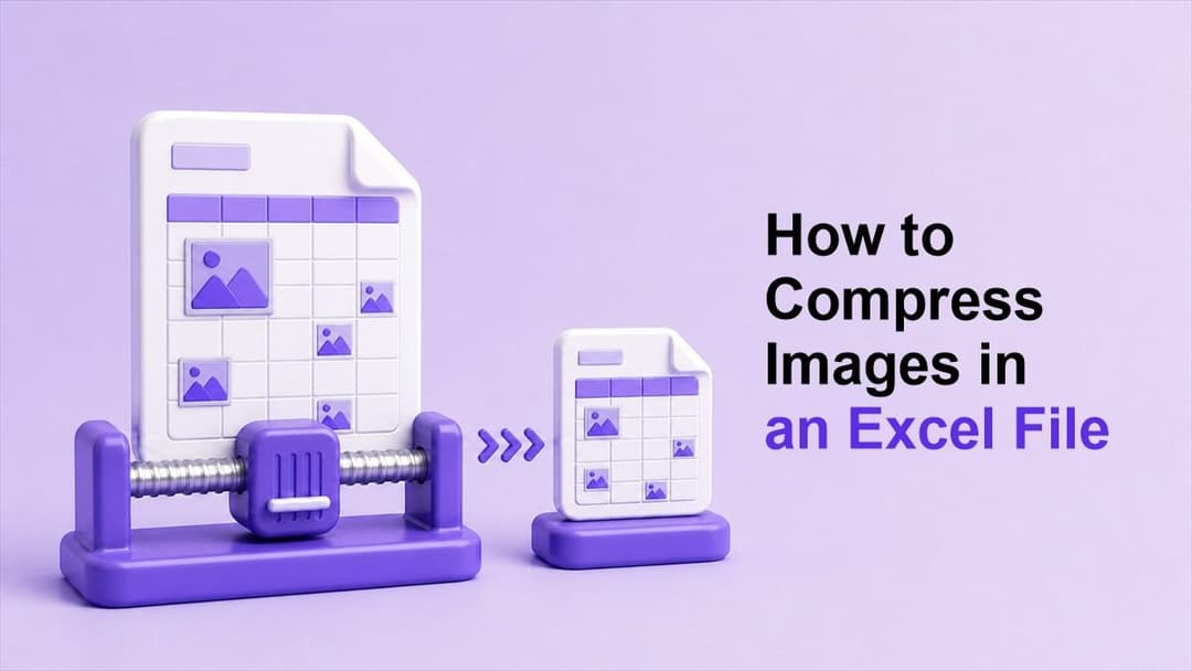 Hoe afbeeldingen comprimeren in een Excel-bestand