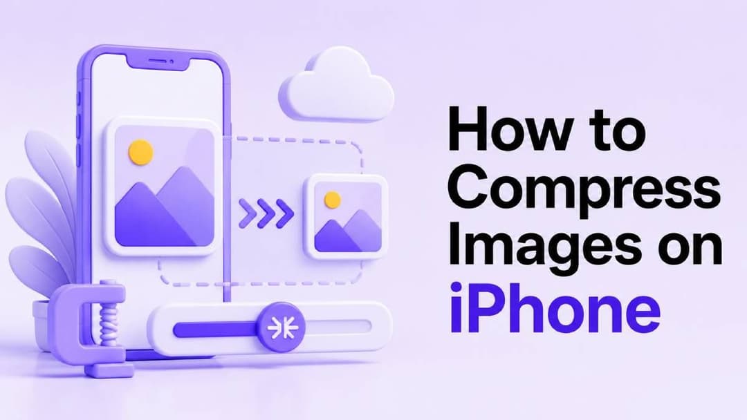 Как сжать изображения на iPhone