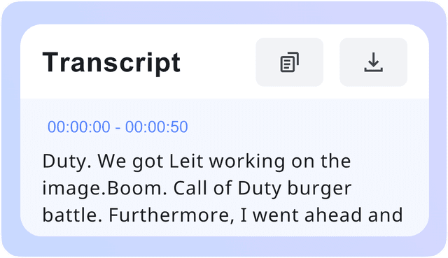 Lynote YouTube transcript extension step3