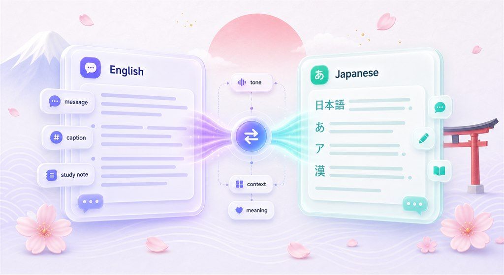 영어를 일본어 표기로 번역