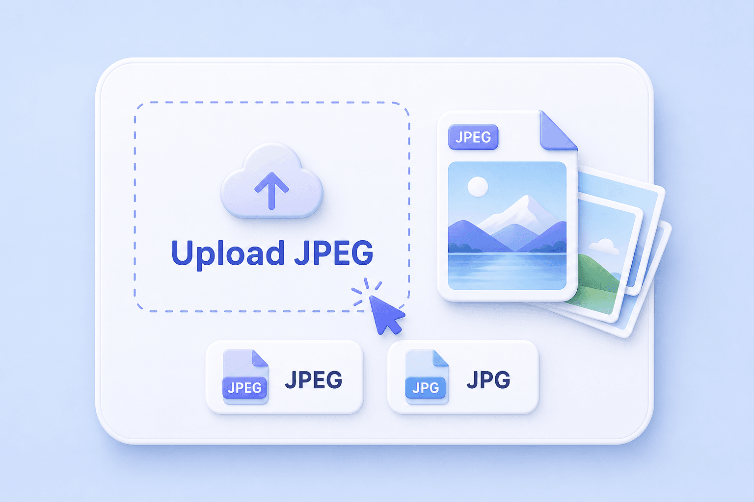 Step 1. Upload Your JPEG or JPG File