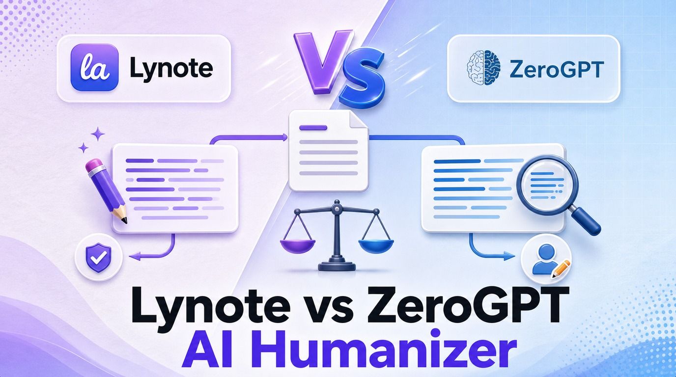Lynote vs. ZeroGPT AI Humanizer: Which One Is Better?