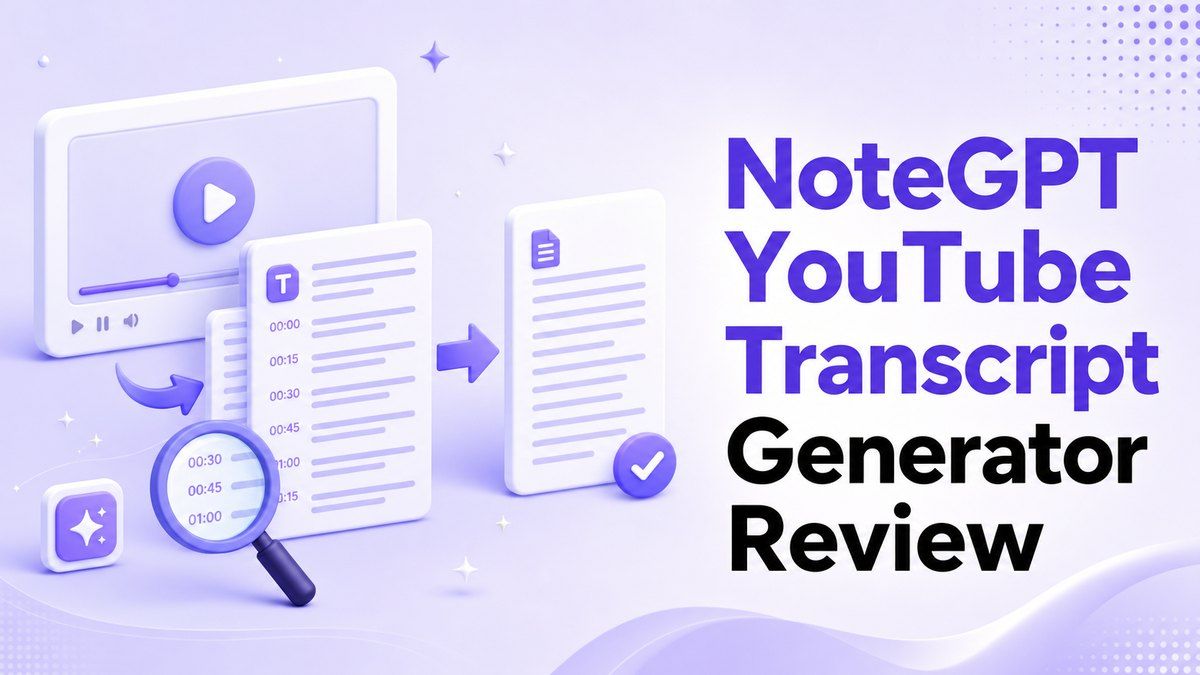 NoteGPT YouTube Transcript Generator Review: Is Lynote the Better Pick?