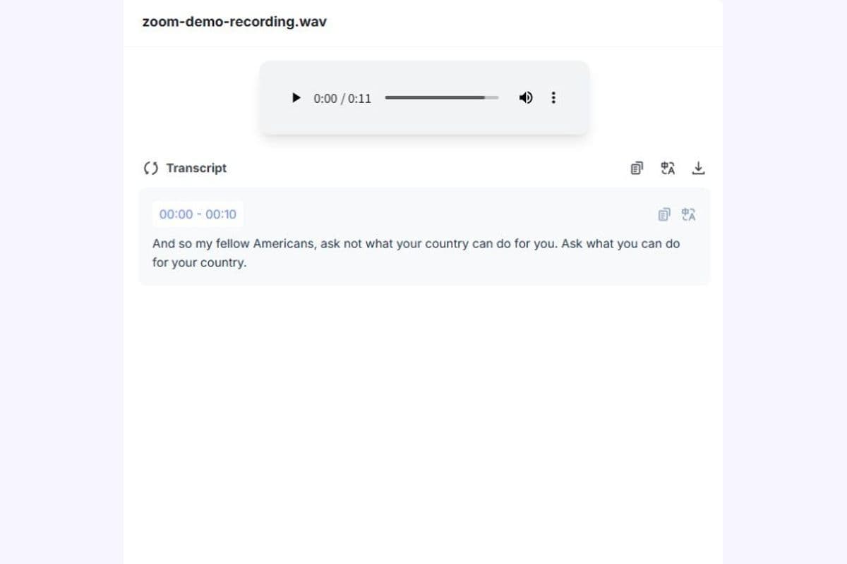 transcribe audio to text riverside - timestamped transcript review