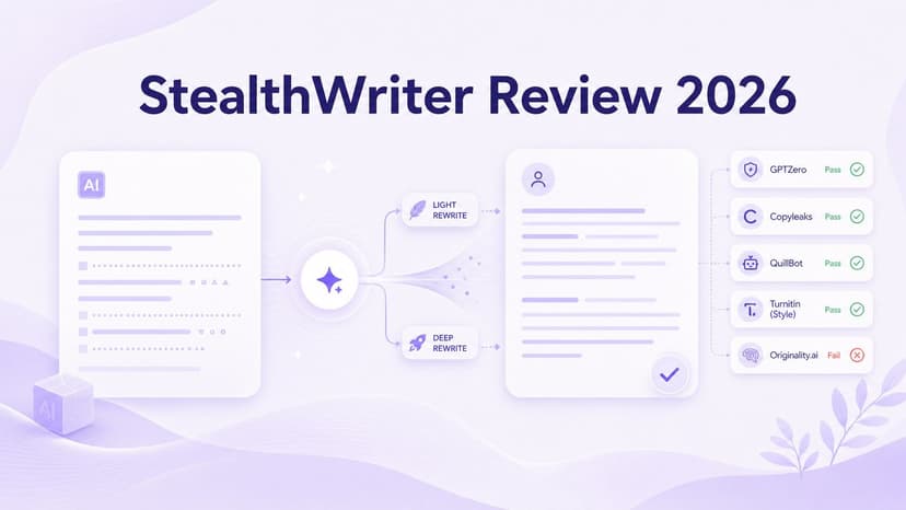 รีวิว StealthWriter: เป็น AI Humanizer ที่ดีที่สุดสำหรับการหลีกเลี่ยงการตรวจจับ AI หรือไม่?