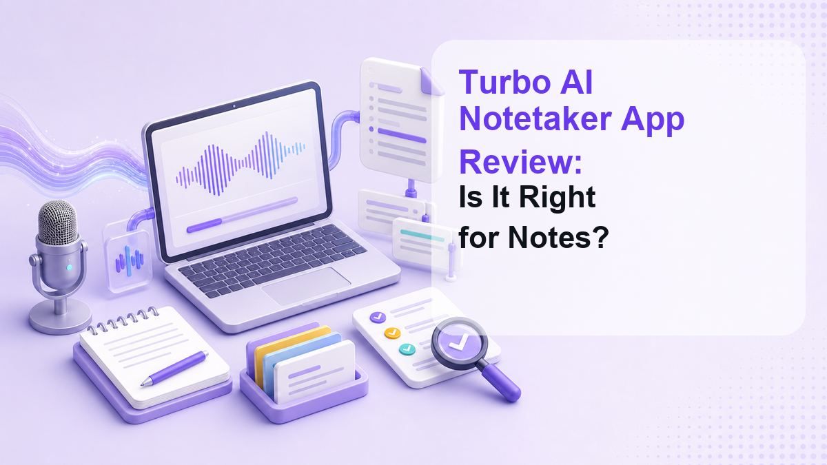 Turbo AI Notetaker App Recensie: Is het geschikt voor notities?